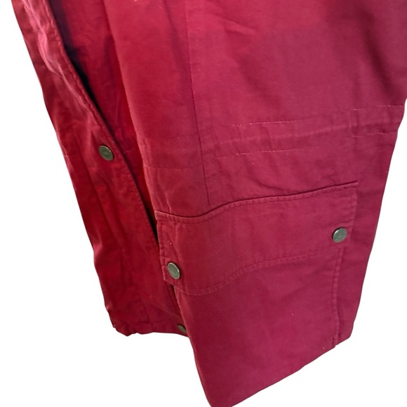 Pacific Trail Women's Deep Red/burgundy/maroon lined Utility Jacket women’s XL - Picture 2 of 15